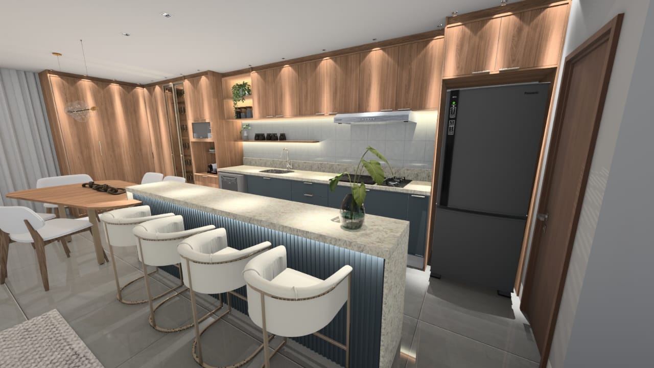 Cozinha Gourmet com Ilha