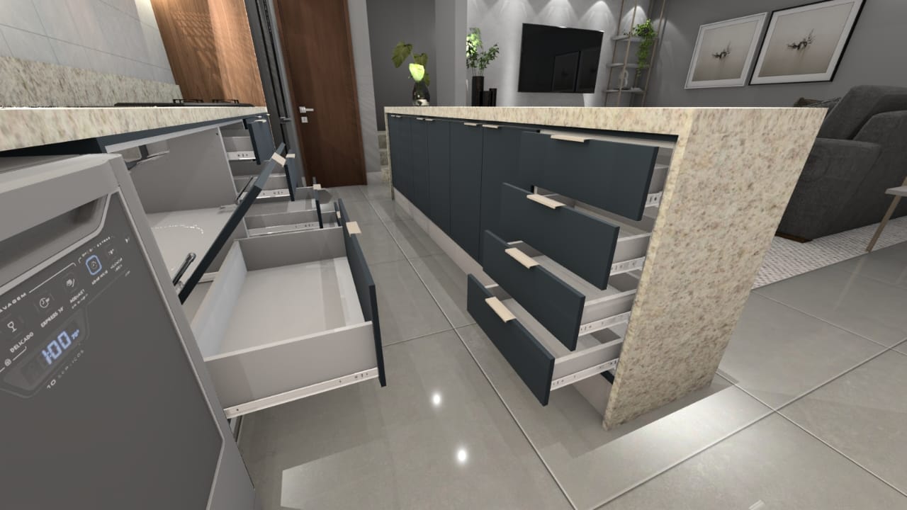 Marcenaria Detalhada — Gavetas